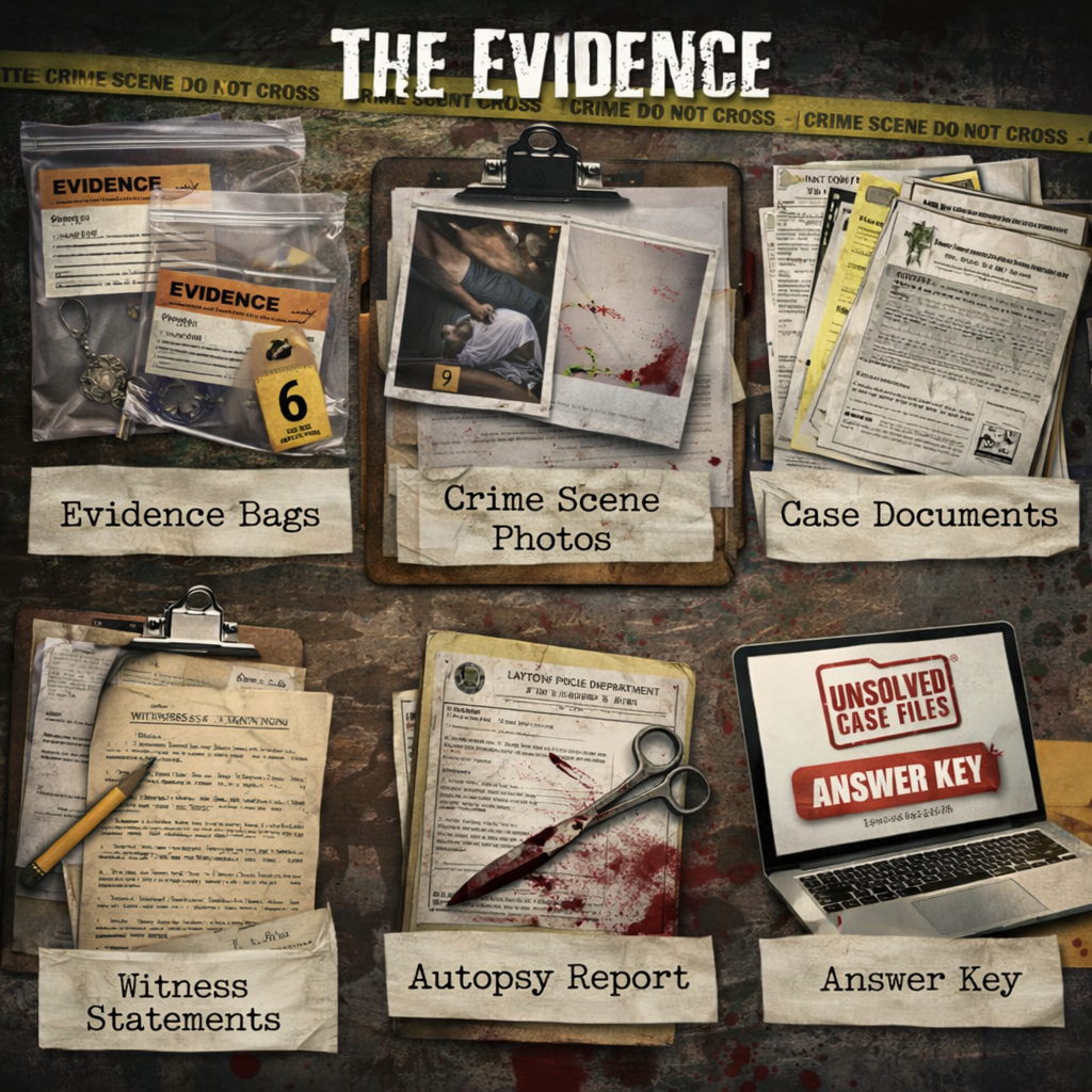 Mystery File Puzzle Case Game