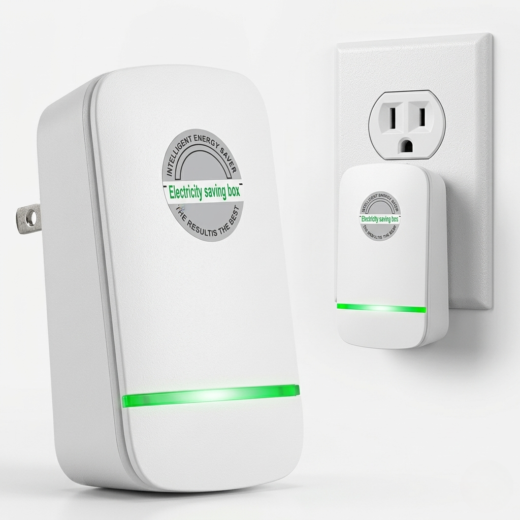 Enerluxe - Energy Saver Plug-In Power Box 90–250V Input Range